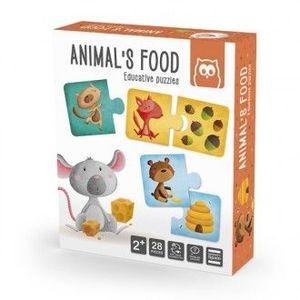 puzle educativo - ANIMAL´S FOOD (2+)