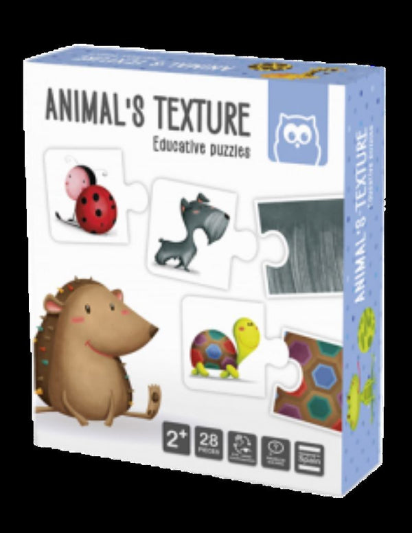 puzle educativo - ANIMAL´S TEXTURE (2+)