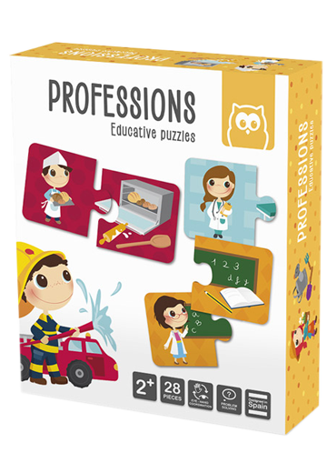 puzle educativo - PROFESSIONS (2+)