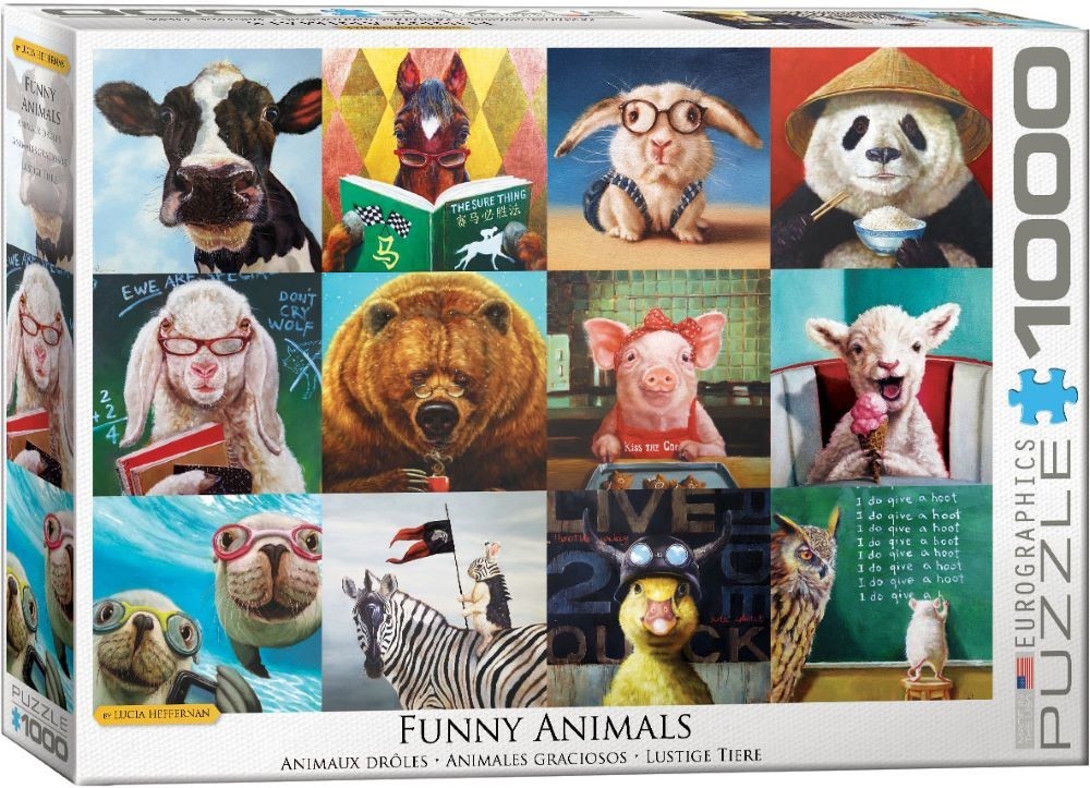 PUZZLE ANIMALES GRACIOSOS