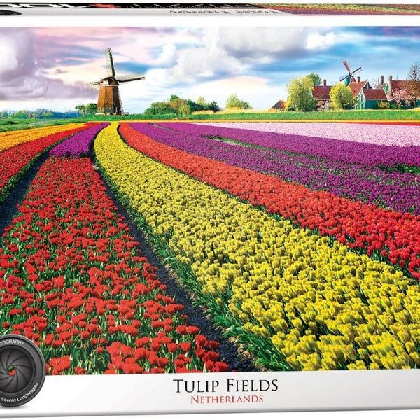 PUZZLE CAMPO DE TULIPANES, HOLANDA