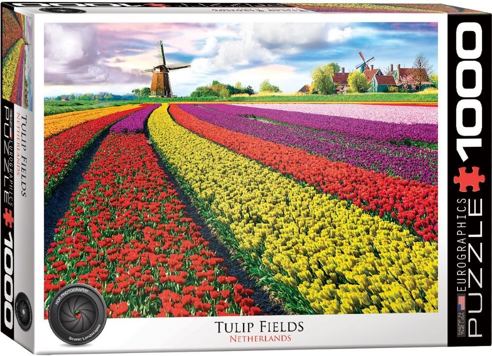 PUZZLE CAMPO DE TULIPANES, HOLANDA