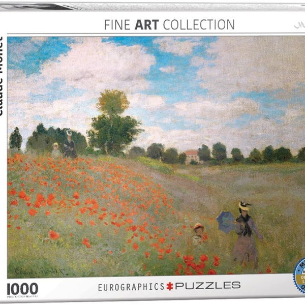 PUZZLE EL CAMPO DE AMAPOLAS, CLAUDE MONET
