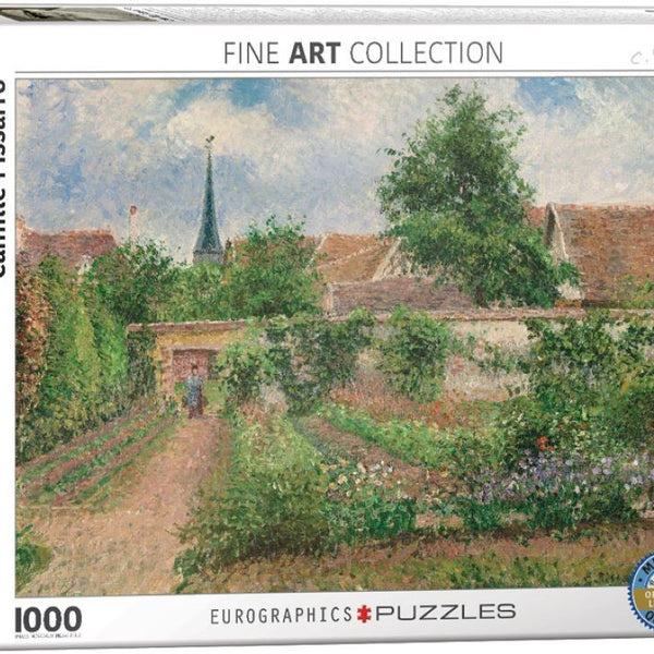 PUZZLE MAÑANA NUBLADA EN EL HUERTO ERAGNY,  CAMILLE PISSARRO