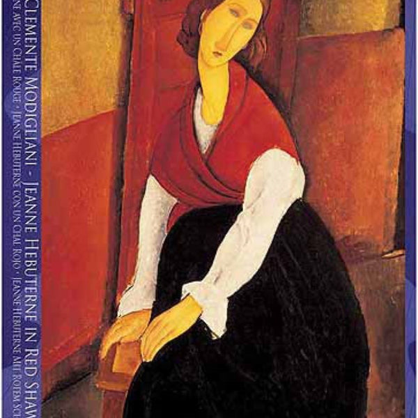 PUZZLE MODIGLIANNI JANNE HEBUTERNE CON UN CHAL ROJO(MORAN)
