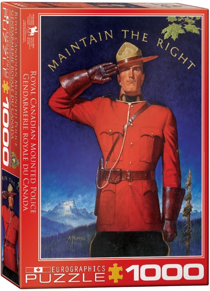 PUZZLE RCMP MAINTAIN THE RIGHT