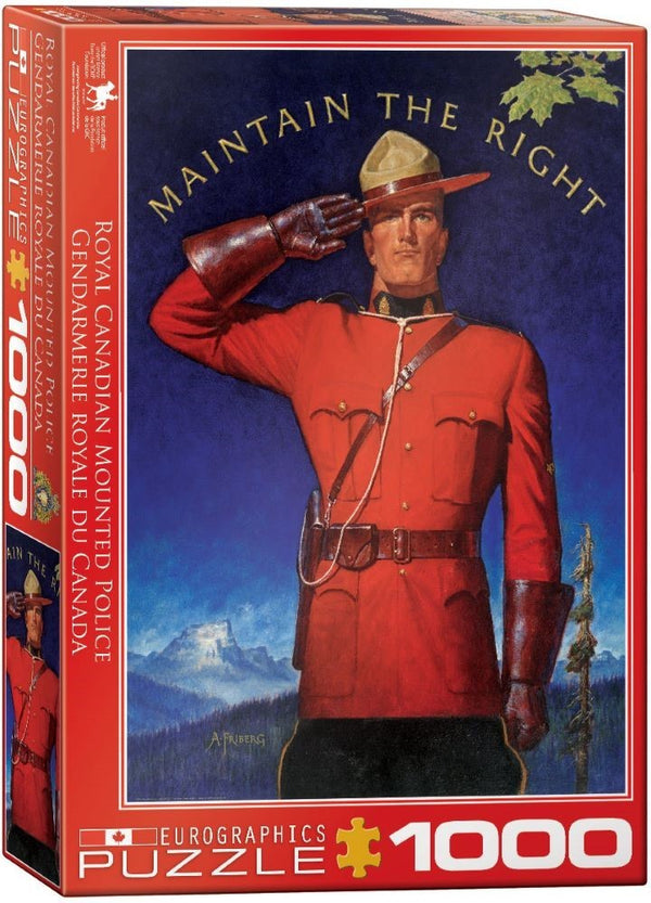 PUZZLE RCMP MAINTAIN THE RIGHT
