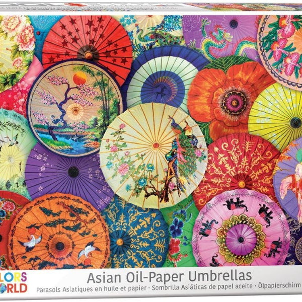 PUZZLE SOMBRILLAS ASIATICOS DE PAPEL ACEITE