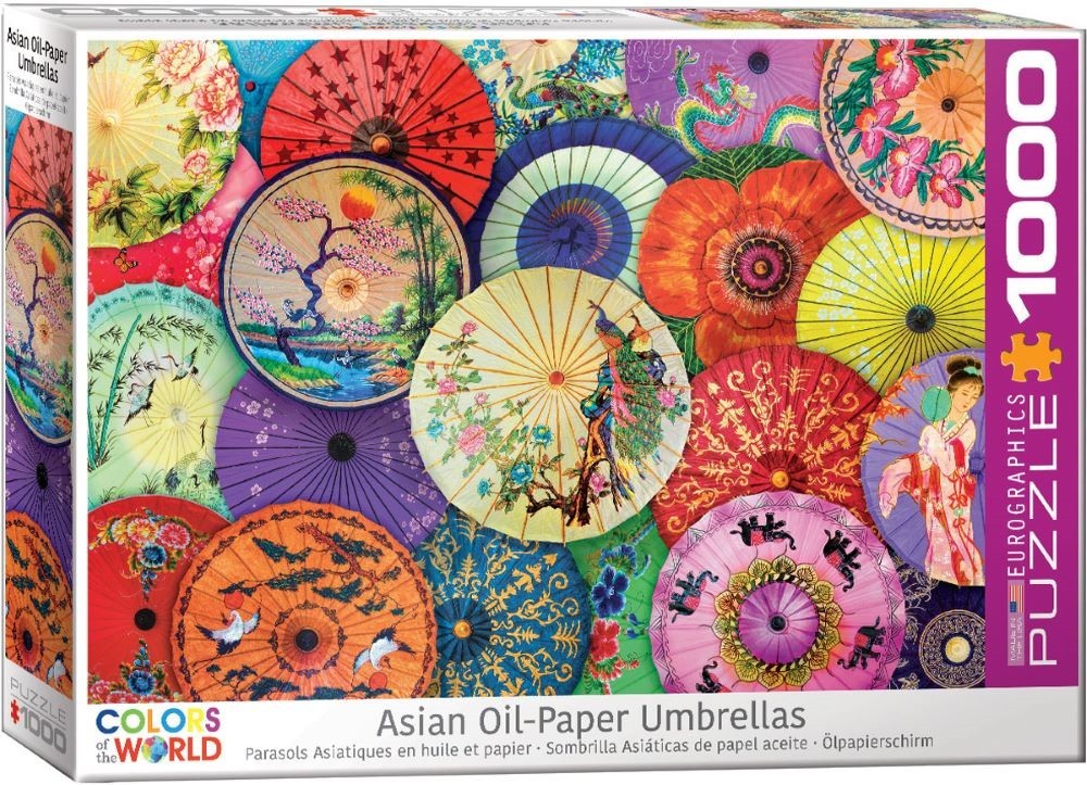PUZZLE SOMBRILLAS ASIATICOS DE PAPEL ACEITE
