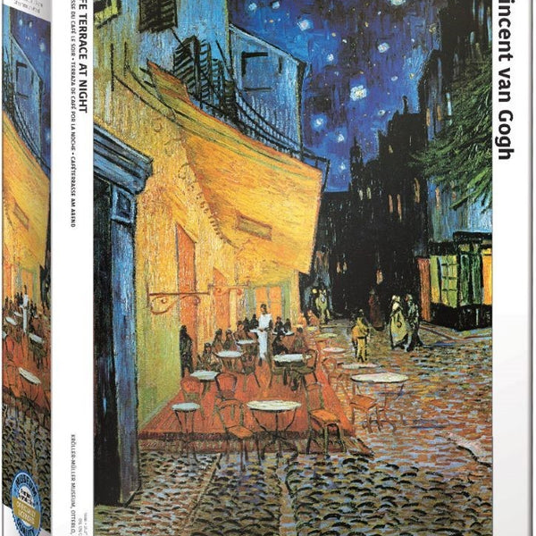 PUZZLE TERRAZA DE CAFÉ POR LA NOCHE