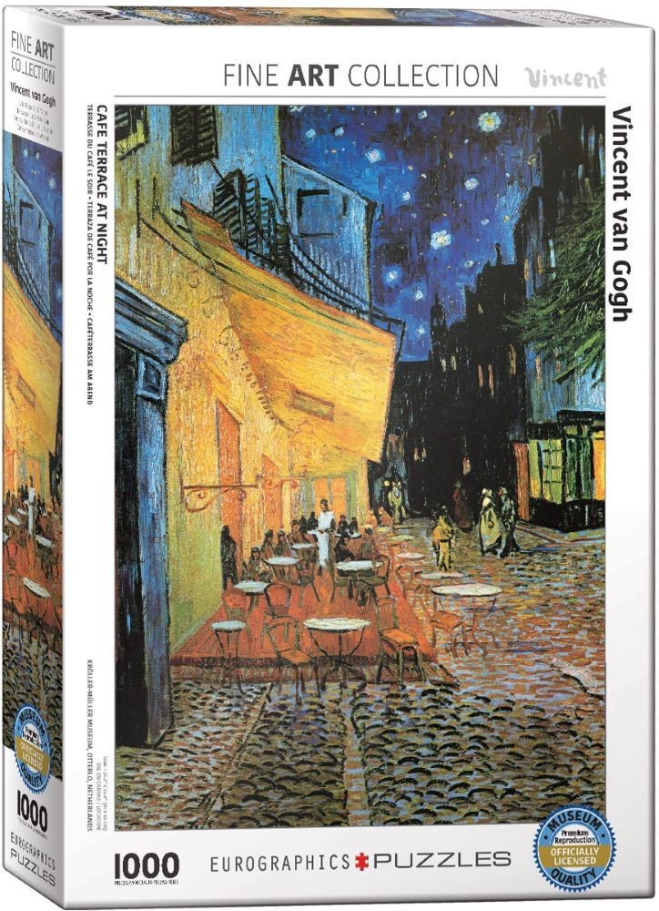 PUZZLE TERRAZA DE CAFÉ POR LA NOCHE