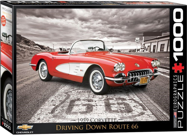 PUZZLES 1959 CORVETTE, RUTA 66