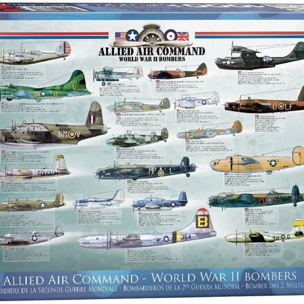 PUZZLES ALIADAS BOMBARDEROS DE LA SEGUNDA GUERRA MUDIAL