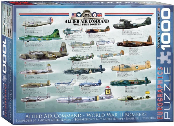 PUZZLES ALIADAS BOMBARDEROS DE LA SEGUNDA GUERRA MUDIAL