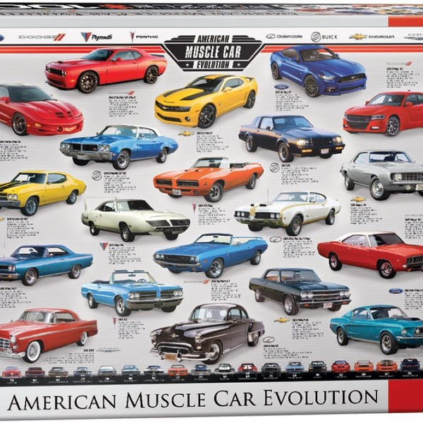 PUZZLES EVOLUCION AMERICAN MUSCLE CAR
