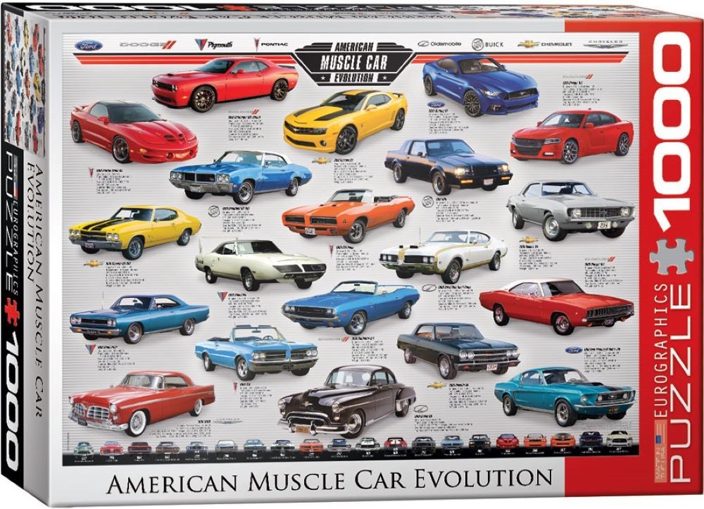PUZZLES EVOLUCION AMERICAN MUSCLE CAR