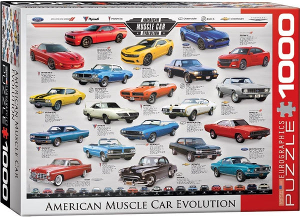 PUZZLES EVOLUCION AMERICAN MUSCLE CAR