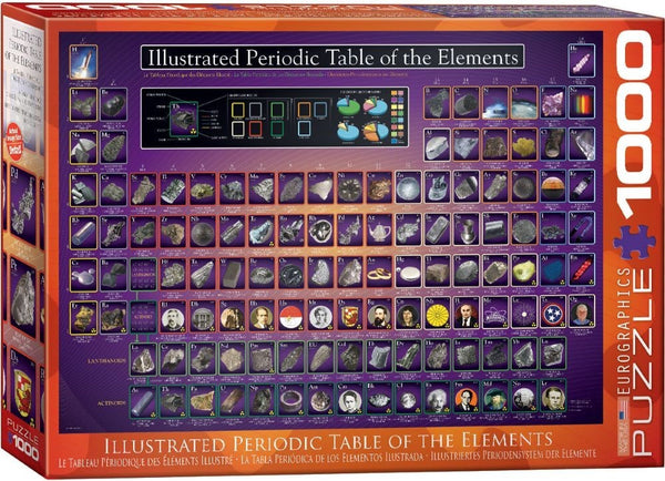 PUZZLES TABLA PERIODICA ILUSTRADA DE LOS ELEMENTOS 1000