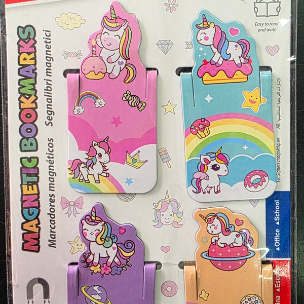 MARCA PAGINA MAGNETICOS UNICORNIO VARIEDAD(MOTARRO) 