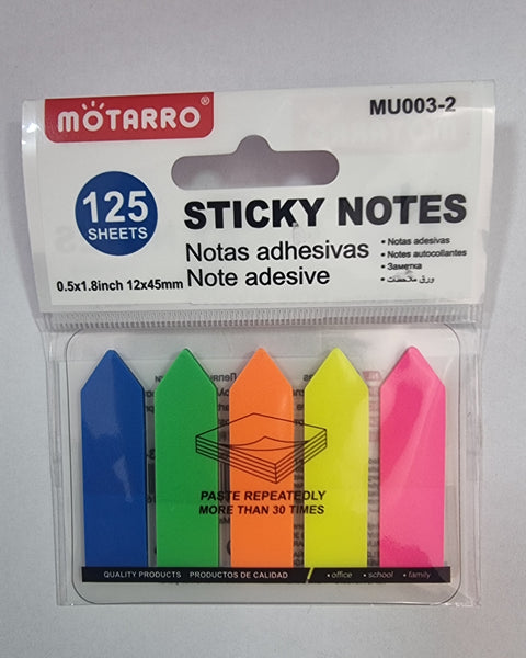 STICKY NOTES - NOTAS ADHESIVAS FLECHA (MOTARRO)