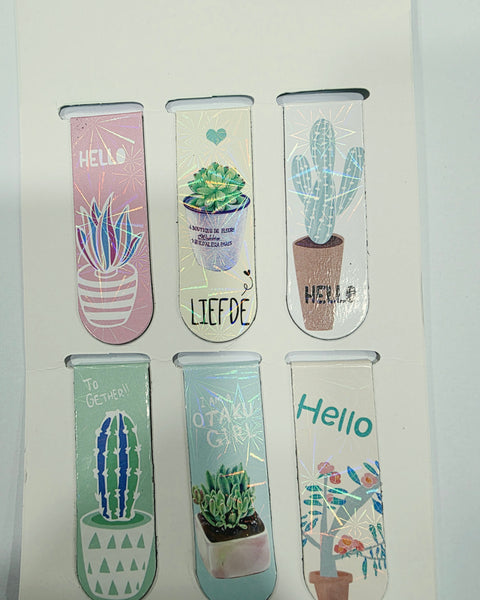 MARCA PAGINA MAGNETICOS VARIEDAD PLANTAS(FAMILYBAOMA)