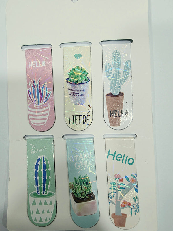 MARCA PAGINA MAGNETICOS VARIEDAD PLANTAS(FAMILYBAOMA)