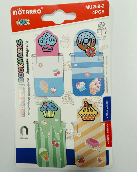 MARCA PAGINA MAGNETICOS CUPCAKES VARIEDAD(MOTARRO) 