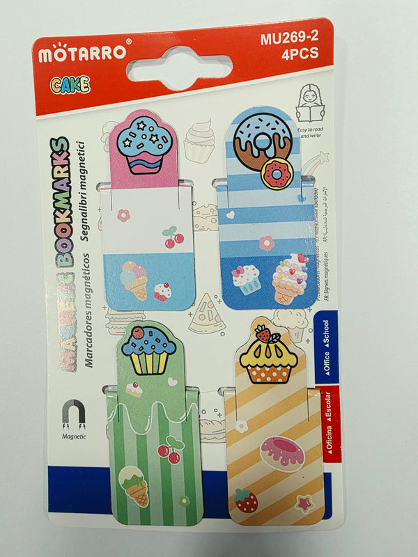 MARCA PAGINA MAGNETICOS CUPCAKES VARIEDAD(MOTARRO) 