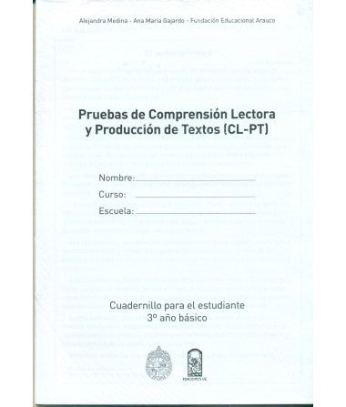 CL-PT. CUADERNILLOS 3º AÑO BÁSICO (SET DE 10 UNIDADES)