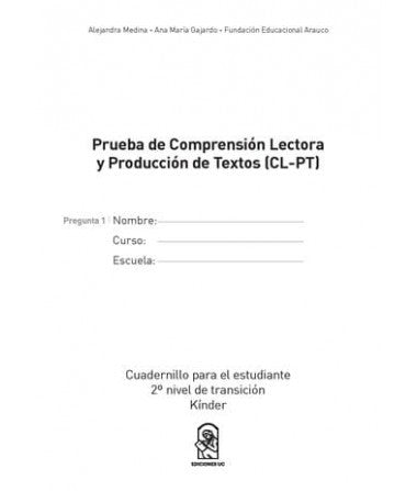 CL-PT. CUADERNILLOS 2º NIVEL TRANSICIÓN KíNDER (SET DE 10 UNIDADES)
