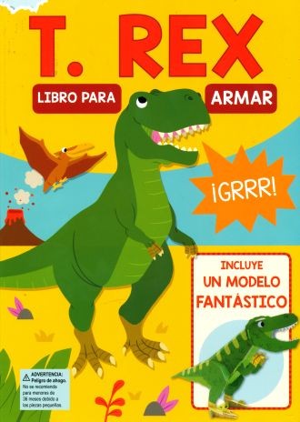 T REX LIBRO PARA ARMAR