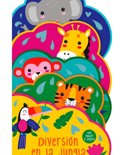 toca y siente fieltro - DIVERSION EN LA JUNGLA