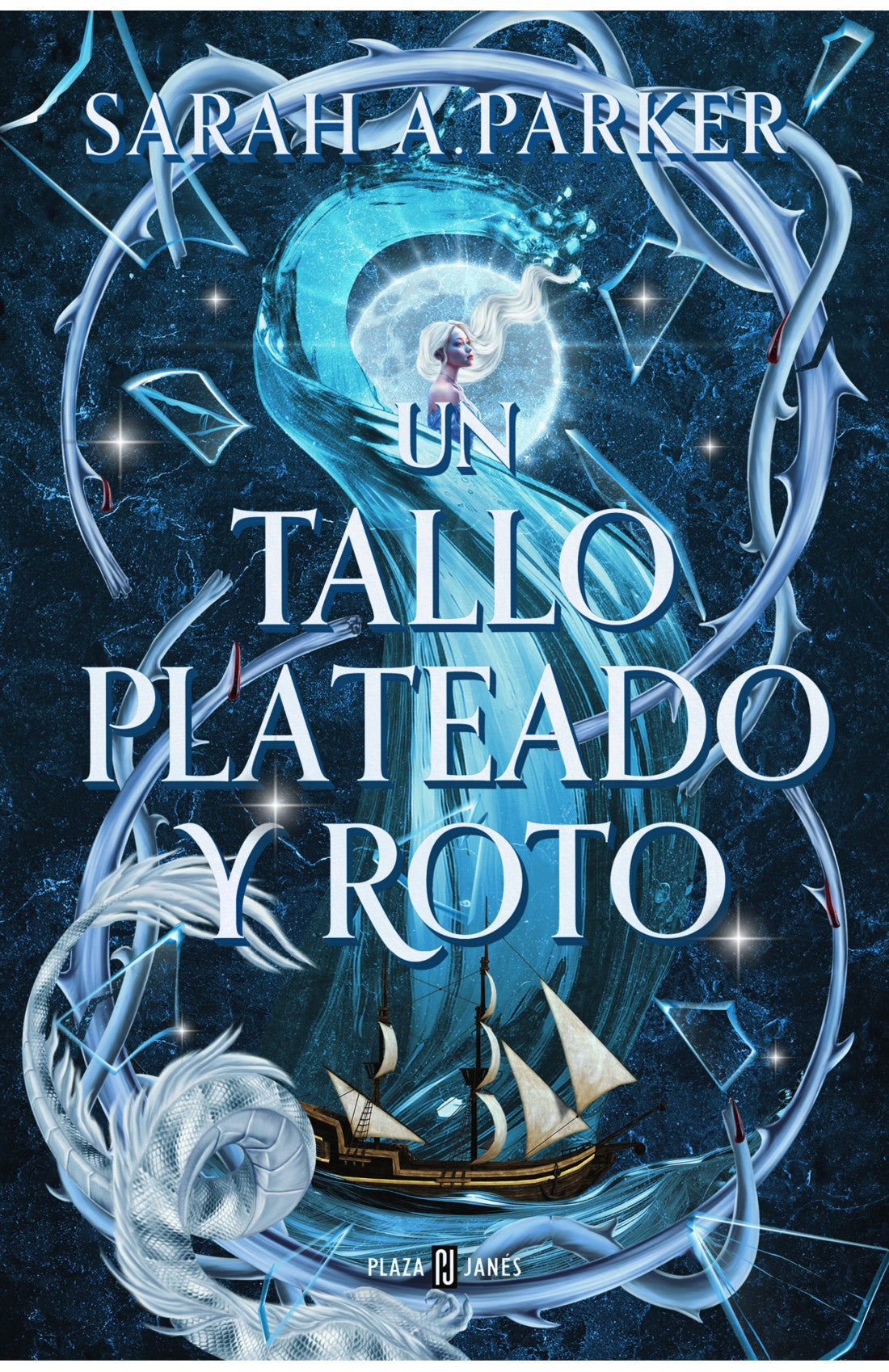 UN TALLO PLATEADO Y ROTO